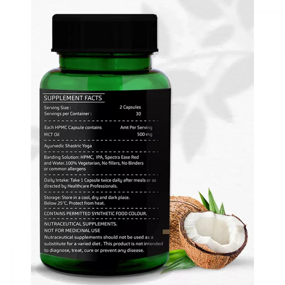 Minies Naturals MCT Oil Vegan Capsules - 60 capsules