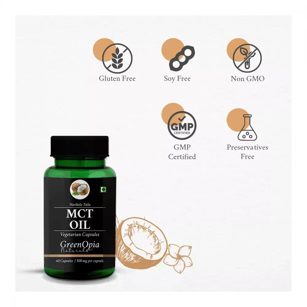 Minies Naturals MCT Oil Vegan Capsules - 60 capsules
