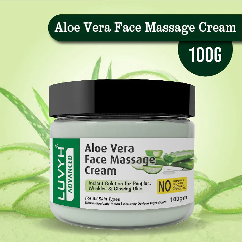 LuvYH Aloe Vera Face Massage Cream - 100g