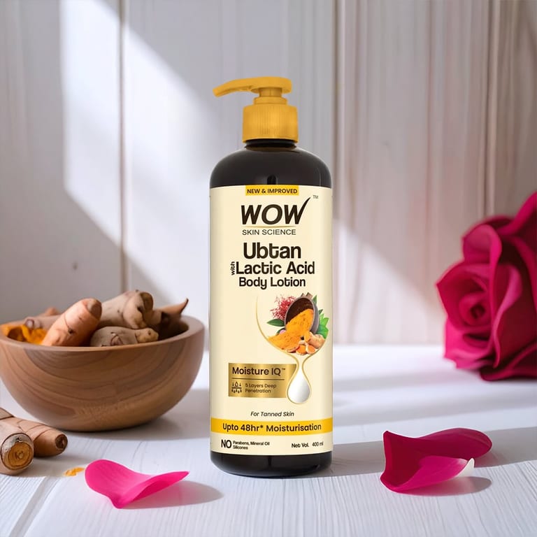 Wow Skin Science Ubtan Body Lotion - 400 ml