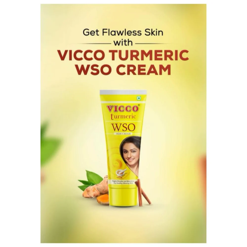 Vicco Turmeric WSO Skin Cream - 60 gms