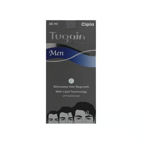 Cipla Tugain Men 5% Minoxidil Solution - 60 ml
