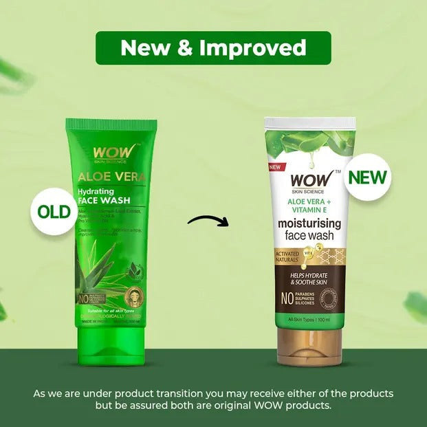 Wow Skin Science Aloe Vera Hydrating Face Wash
