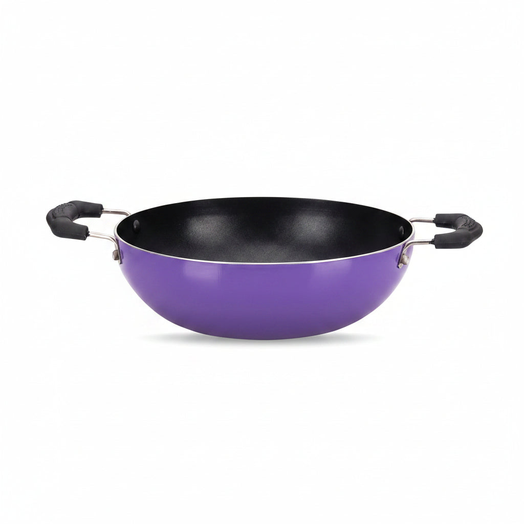 Navrang Aluminium Kadai 220mm 2L