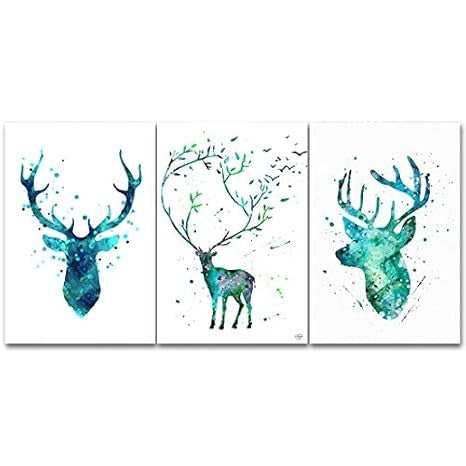 Rangoli MDF 3 Pcs Wall Poster 12x18 Inch Decorative Wall Art P-2 Design-5