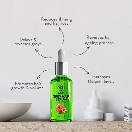 Ivory Natural Grey Hair Serum - 55 ml