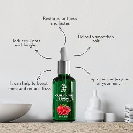 Ivory Natural Curly Hair Serum - 55 ml