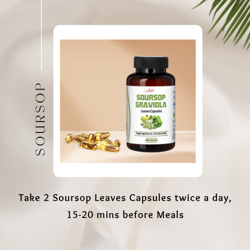 Alavi Soursop/graviola Leaves Capsules 500mg - 90 Capsules