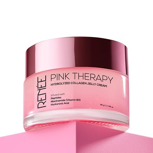 Renee Pink Therapy Hydrolyzed Collagen Overnight Sleep Jelly Mask - 50 gms