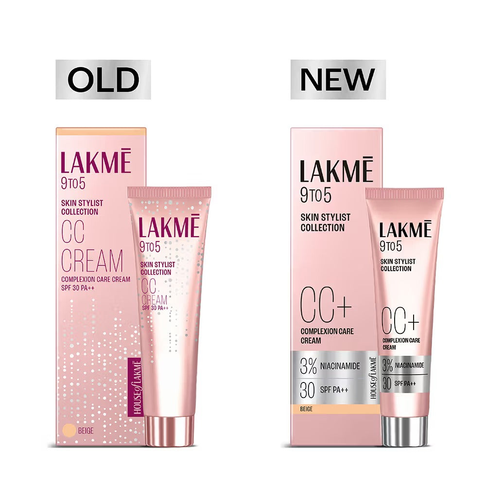 Lakme 9 to 5 Cc+ Complexion Care Cream SPF 30 Pa++ - 9 gms
