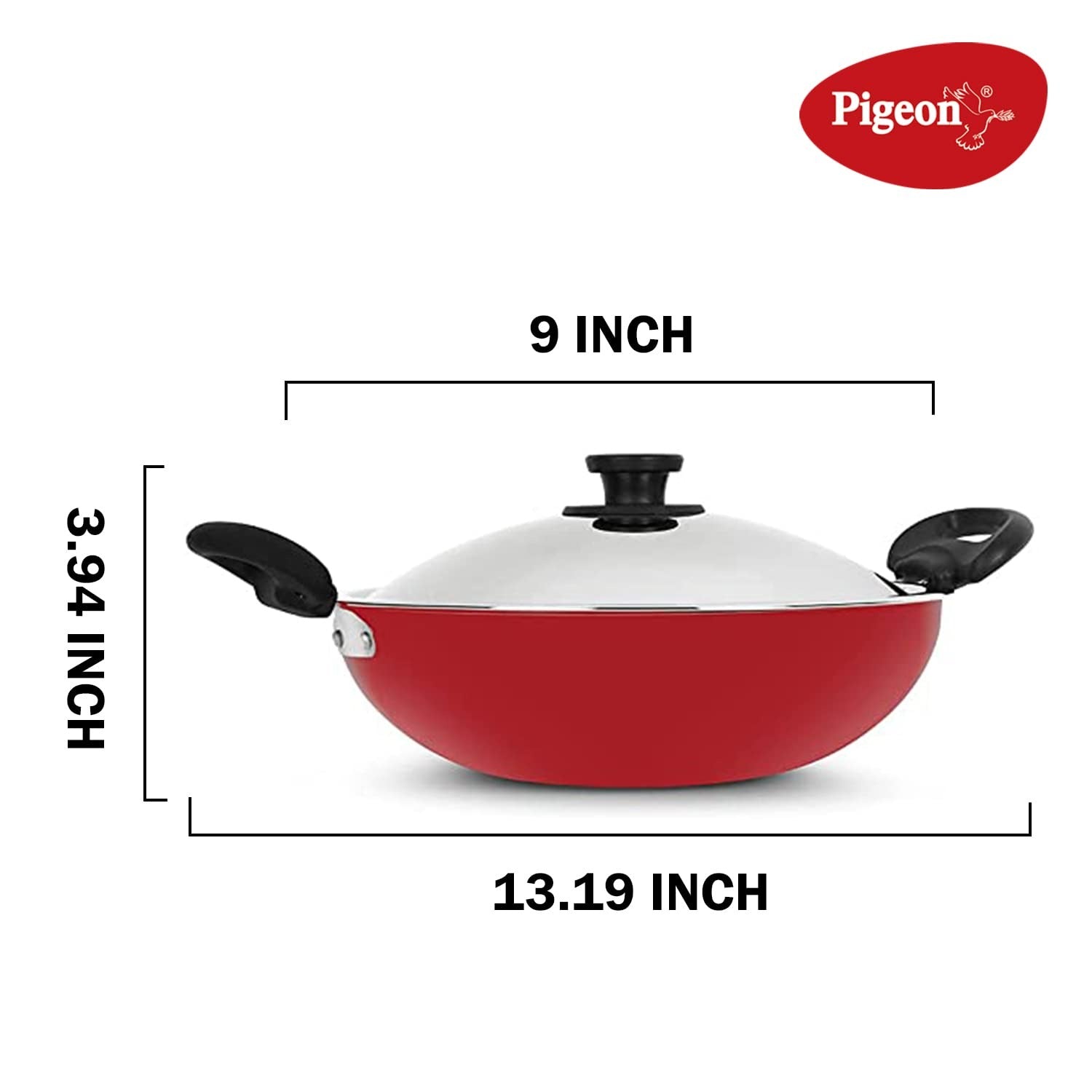 Pigeon Storm Non-Stick Aluminium Kadai 200