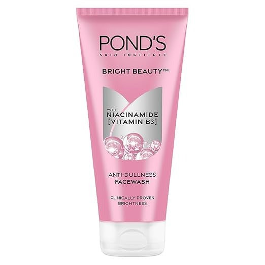 Ponds Bright Beauty Spotless Glow Facewash with Vitamin B3 - 150 gms