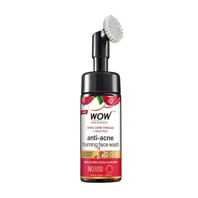 Wow Skin Science Apple Cider Vinegar Foaming Face Wash