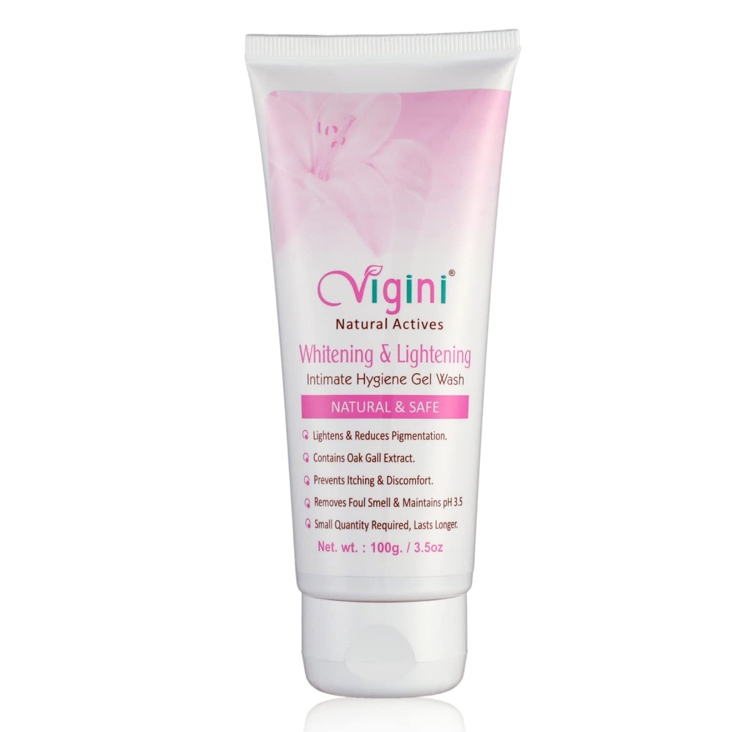 Vigini Natural Feminine Private Parts Hygiene Deodorant Gel Wash - 100 gms