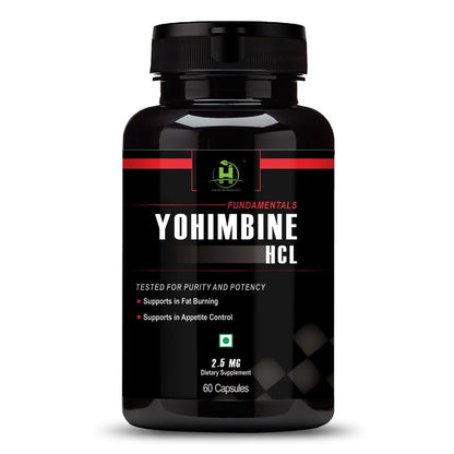 Vitaminhaat Yohimbine HCL 2.5 Mg Capsules - 90 caps