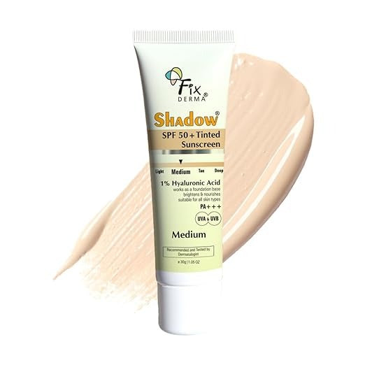 Fixderma Shadow Tinted Sunscreen Deep SPF 50 PA+++ - 30 gms