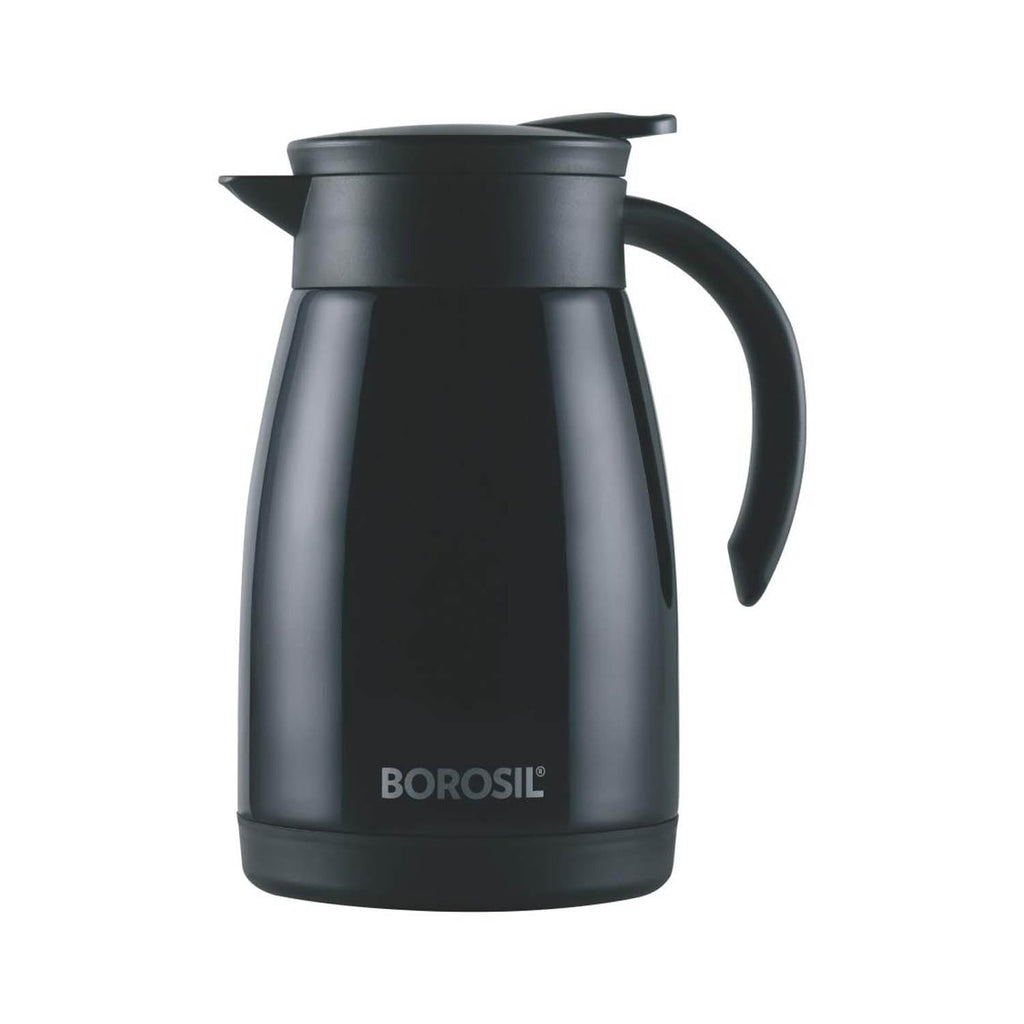 Borosil Thermoflask Thermos Kettle Tea Pot Black 750ml