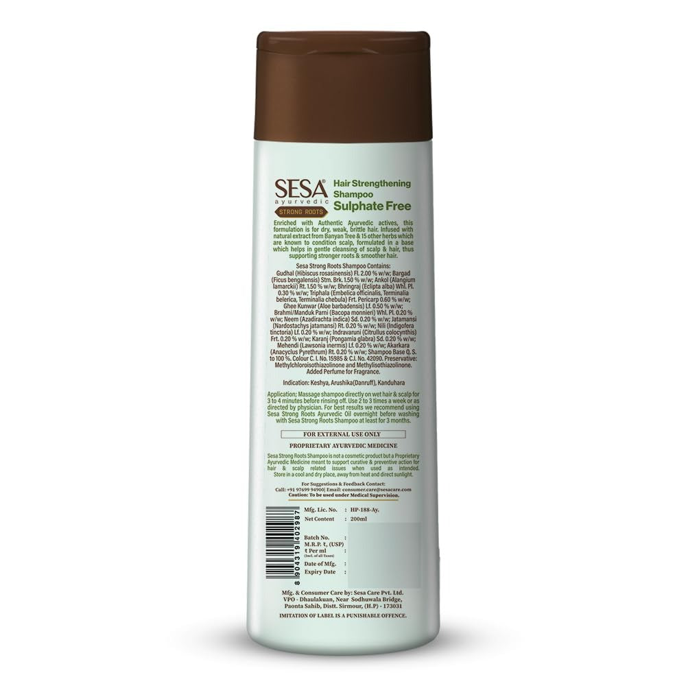 Sesa Ayurvedic Strong Roots Shampoo + Conditioner - 200 ml