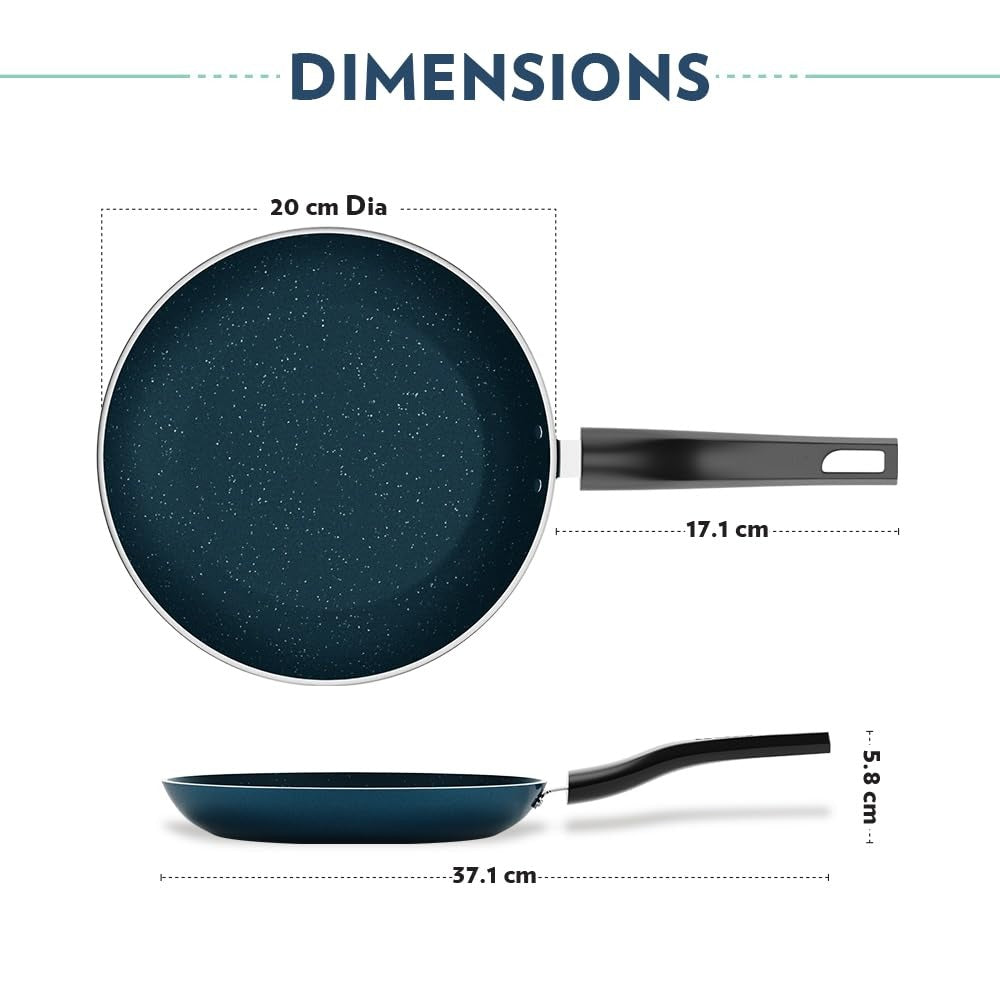 Borosil Pro Chef Non-Stick Fry Pan 20cm
