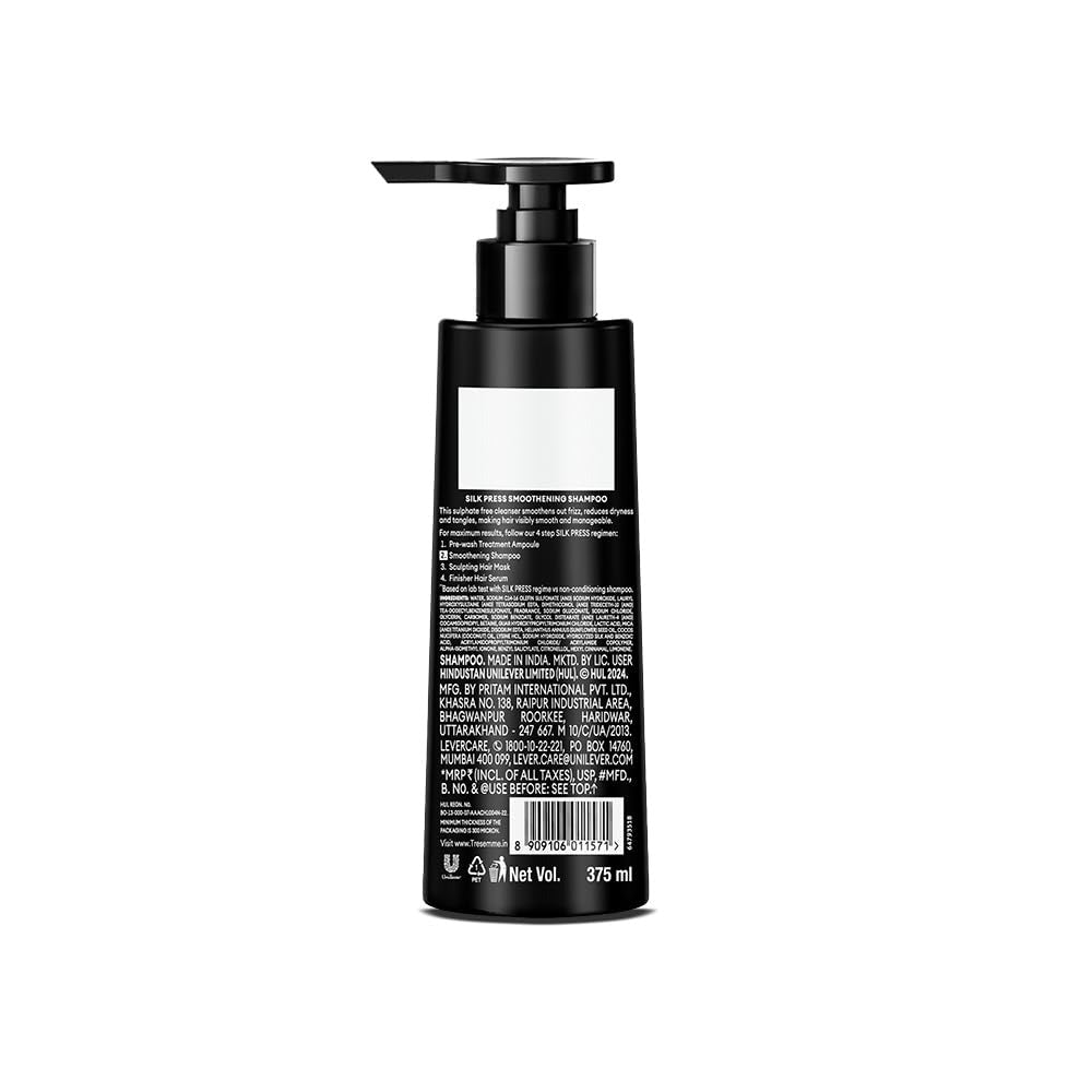 Tresemme Silk Press Smoothing Shampoo - 375 ml