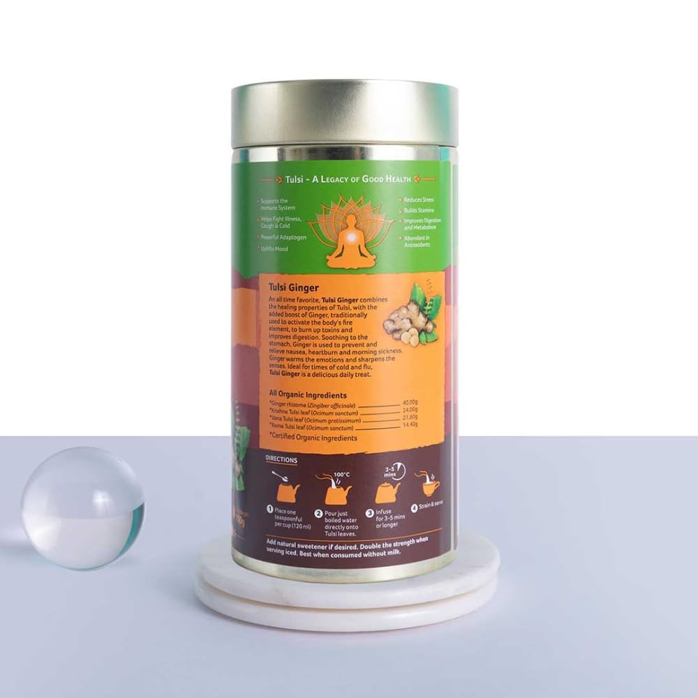 Organic India Tulsi Ginger Tea - 100 gms