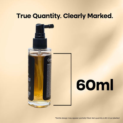 Qsera Hair Growth Serum Strengthens Roots, and Promotes Thicker, Healthier Hair - 60 ml