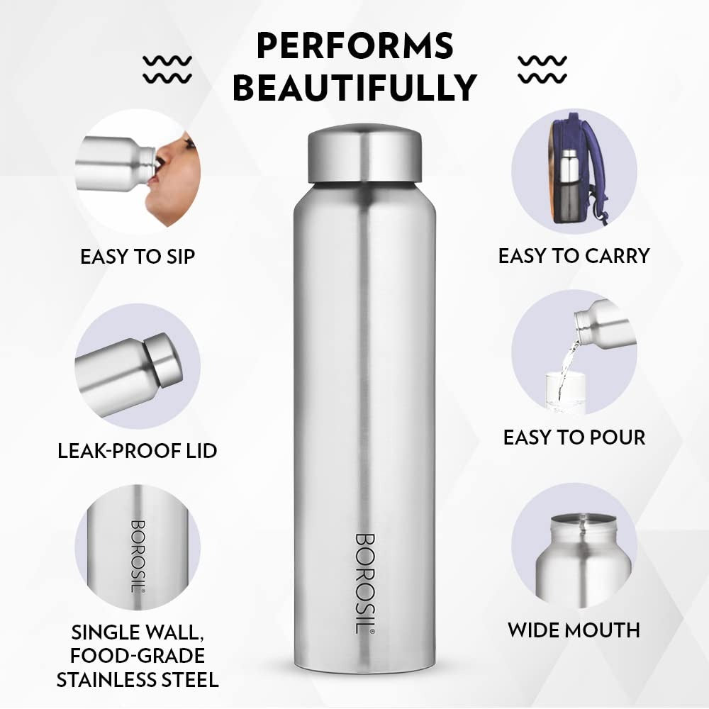 Borosil AquaSlim Bottle