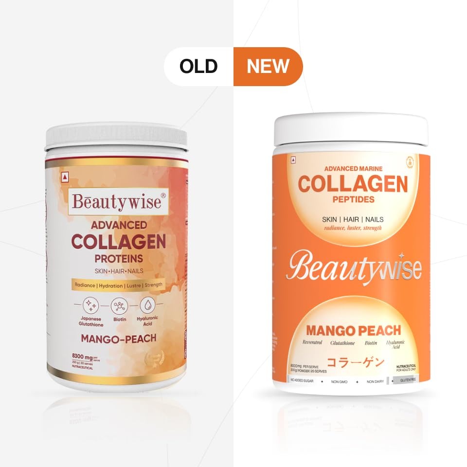 Beautywise Mango Peach Advanced Marine Collagen - 200 gms