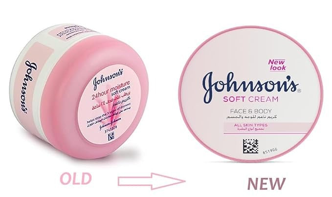 Johnson & Johnson 24 Hour Moisture Soft Cream - 200 ml
