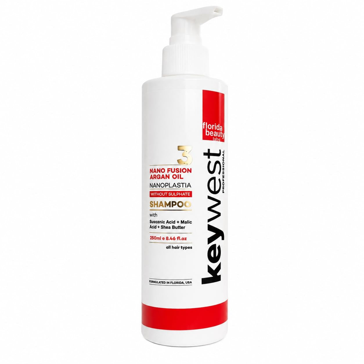Keywest Professional Nanoplastia Sulfate Free Shampoo - 250 ml