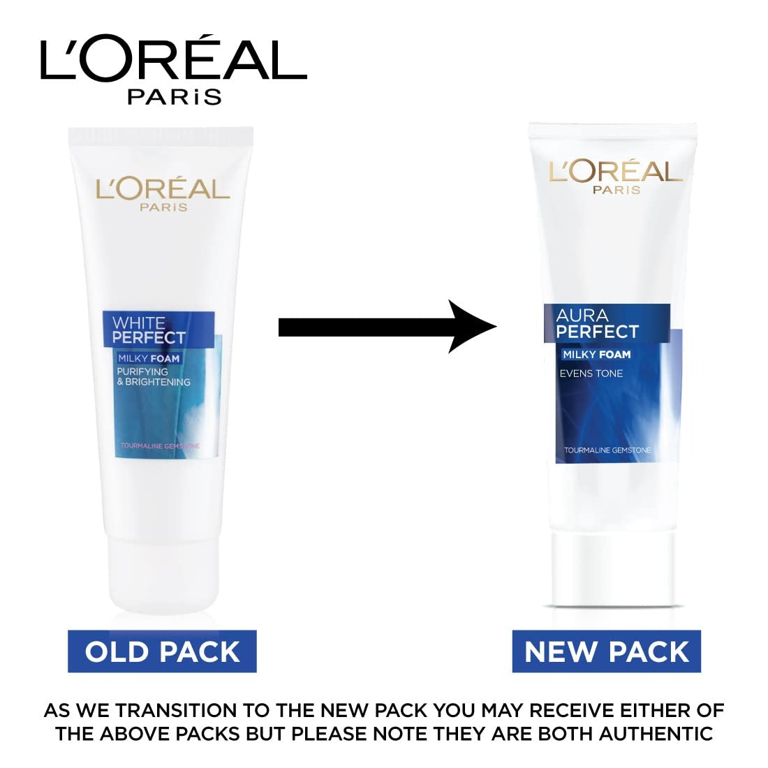 L'Oréal Paris Aura Perfect Milky Foam Face Wash - 100 ml