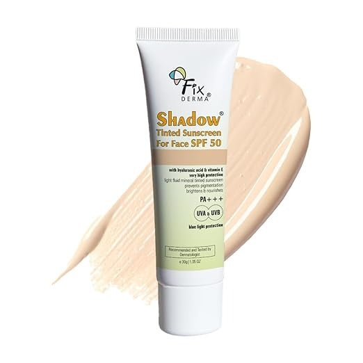 Fixderma Shadow Tinted Sunscreen Deep SPF 50 PA+++ - 30 gms