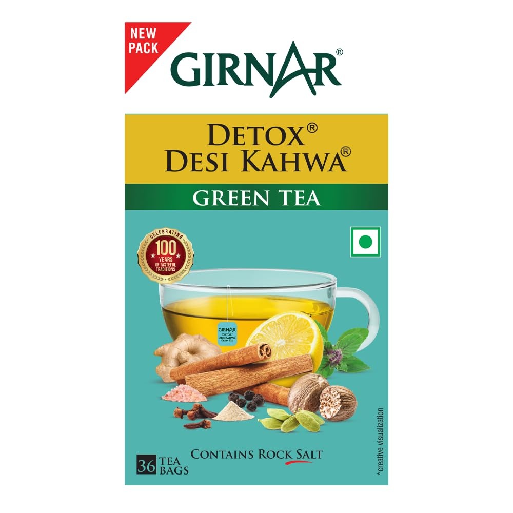 Girnar Detox Green Tea - Desi Kahwa