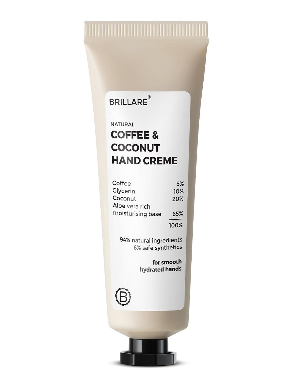 Brillare Natural Coffee & Coconut Hand Creme - 30 gms