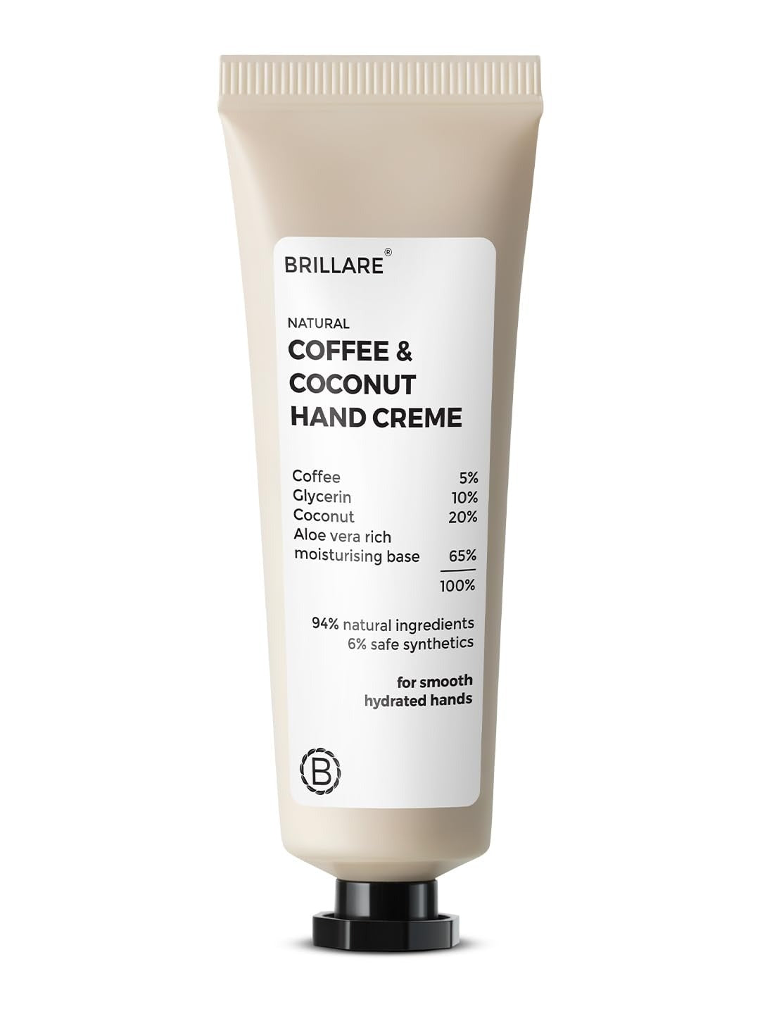 Brillare Natural Coffee & Coconut Hand Creme - 30 gms