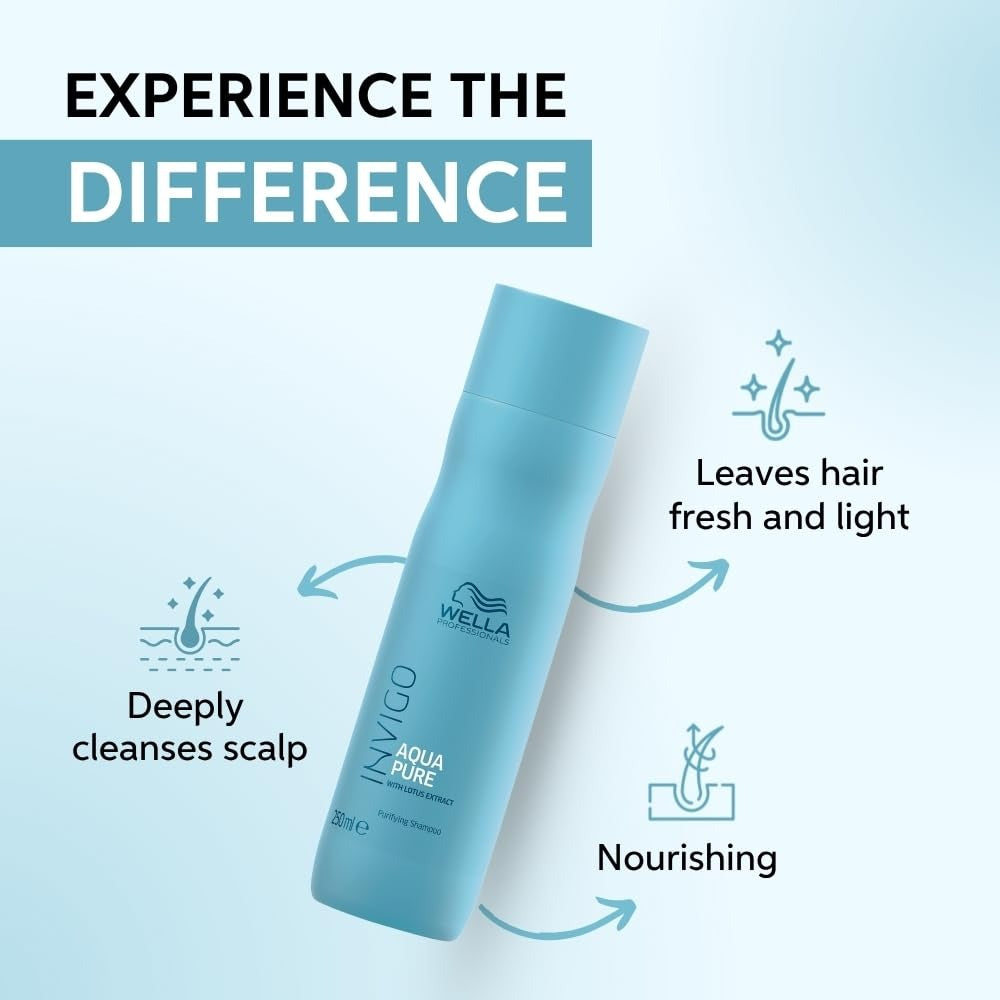 Wella Professionals Invigo Aqua Pure Balance Shampoo - 250 ml
