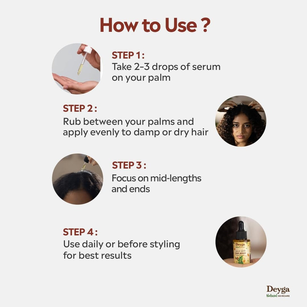 Deyga Liquid Gold Hair Serum - 30 ml