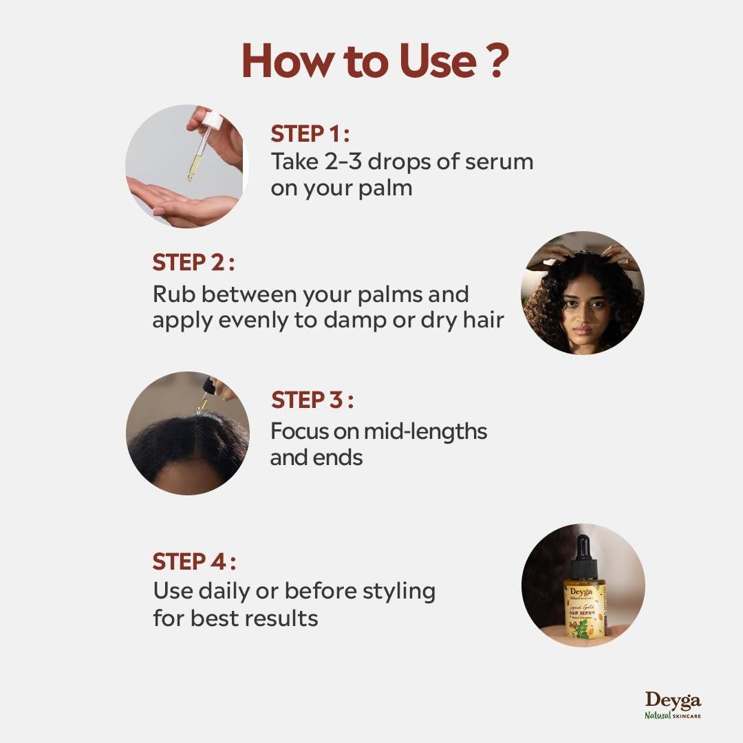 Deyga Liquid Gold Hair Serum - 30 ml