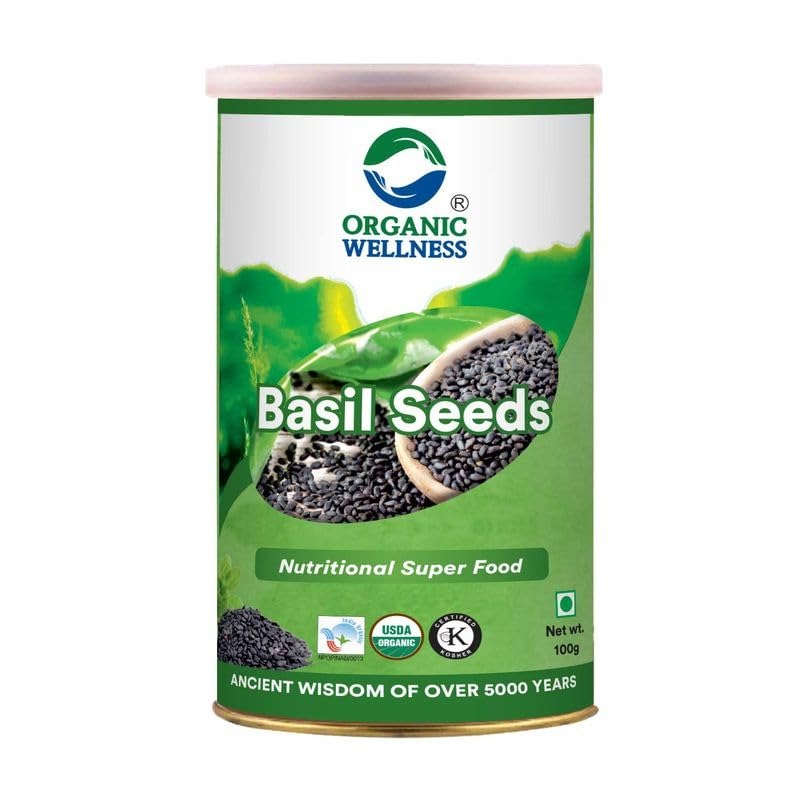 Organic Wellness Basil Seeds - 100 gms