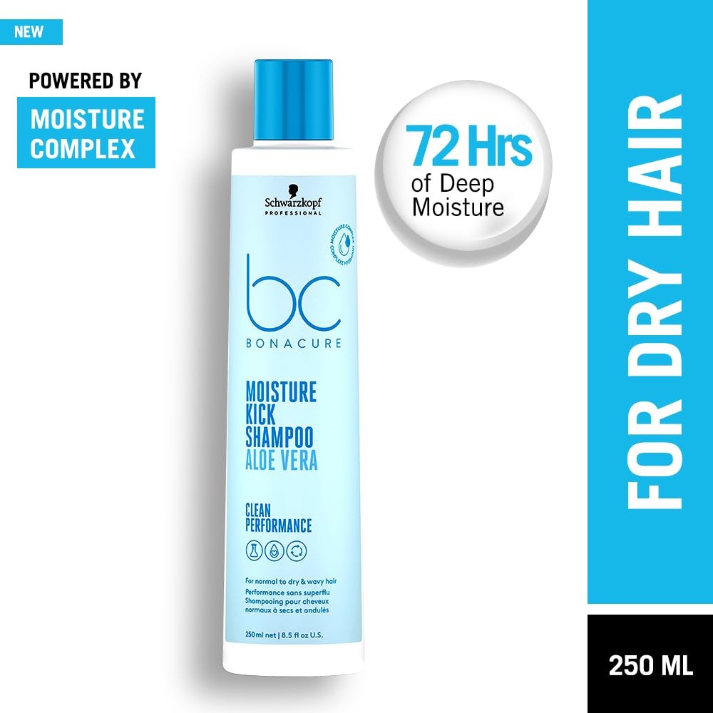 Schwarzkopf Professional Bonacure Moisture Kick Shampoo - 250 ml