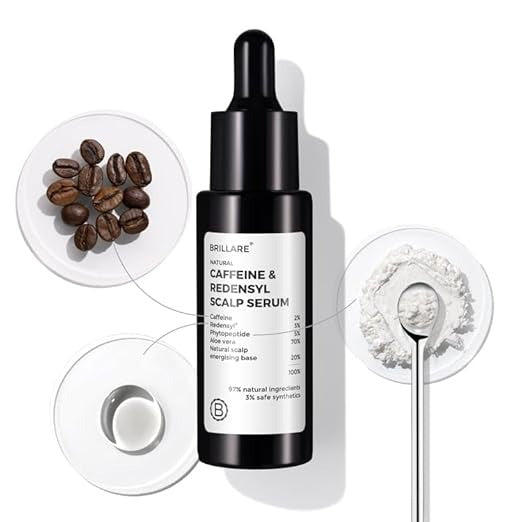 Brillare Natural Caffeine & Redensyl Hair Growth Serum - 30 ml
