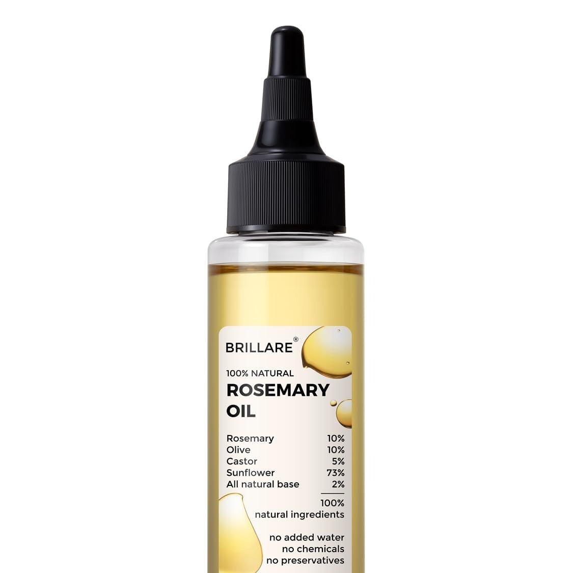 Brillare 100% Natural Rosemary Hair Oil - 100 ml