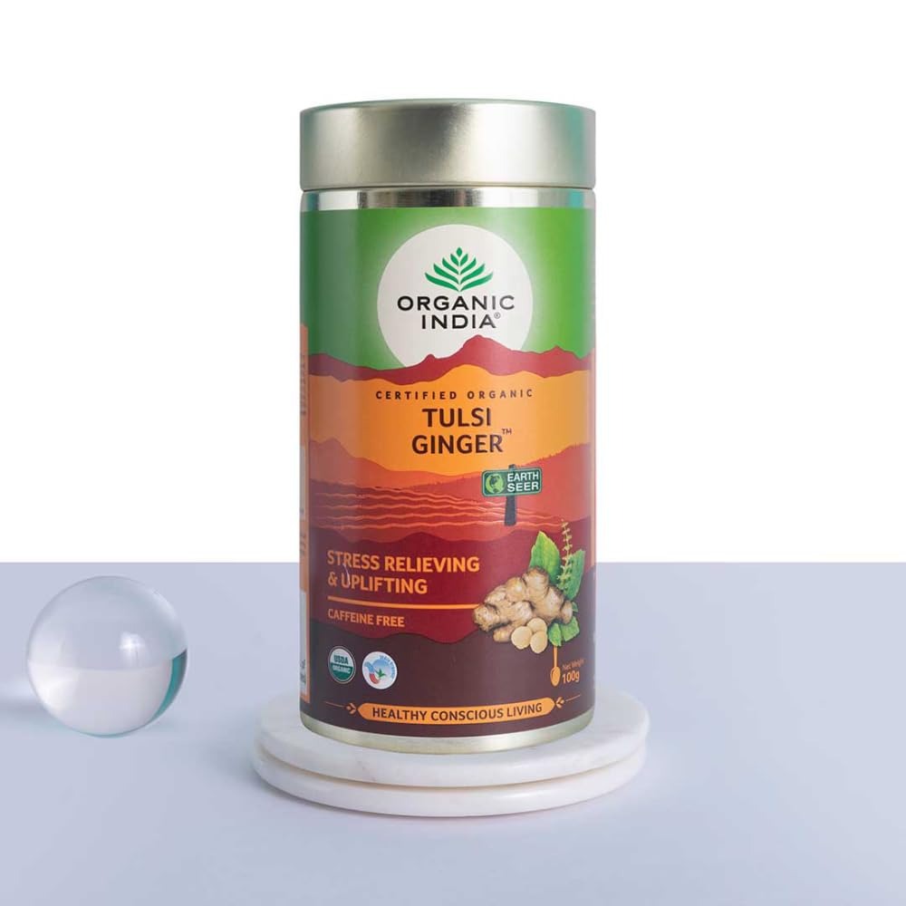 Organic India Tulsi Ginger Tea - 100 gms