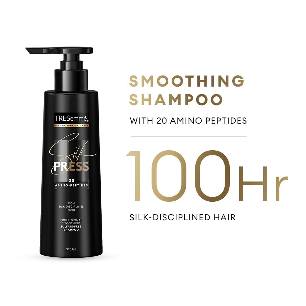 Tresemme Silk Press Smoothing Shampoo - 375 ml
