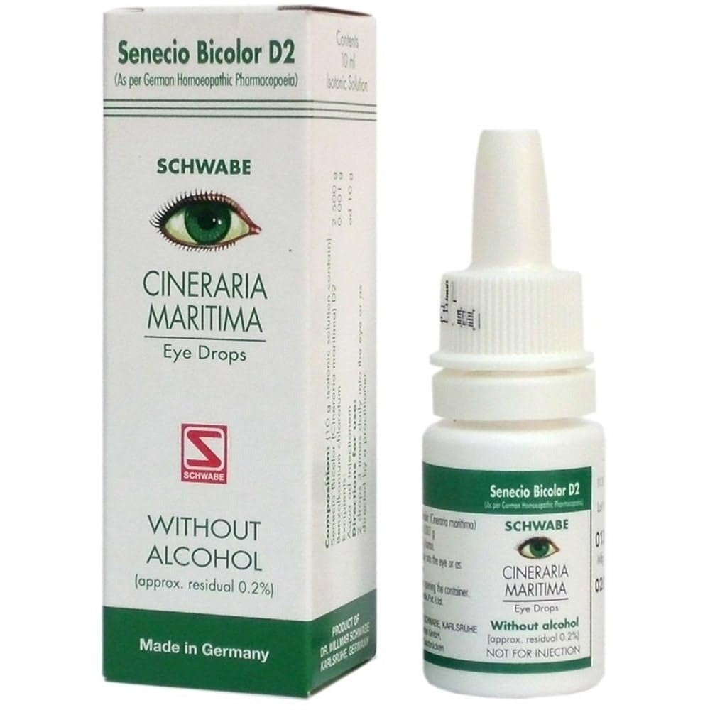 Dr. Willmar Schwabe Cineraria Maritima Eye Drop Without Alcohol - 10 ml
