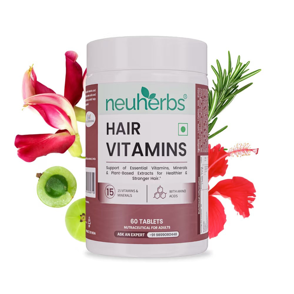 Neuherbs Hair - Skin Vitamins - 60 Capsules