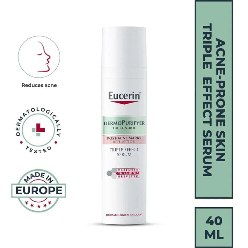 Eucerin Dermo Purifyer Triple Action Oil Control Face Serum - 40 ml