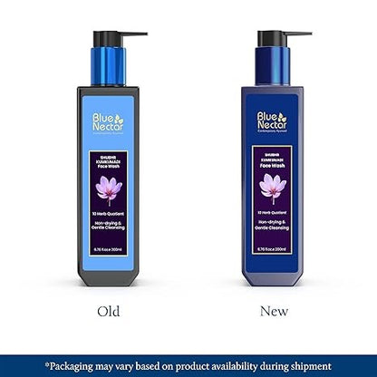 Blue Nectar Kumkumadi Brightening Face Wash with Saffron for Women & Men