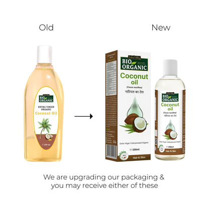 Indus valley Bio Organic Extra Virgin Coconut Oil - 200 ml