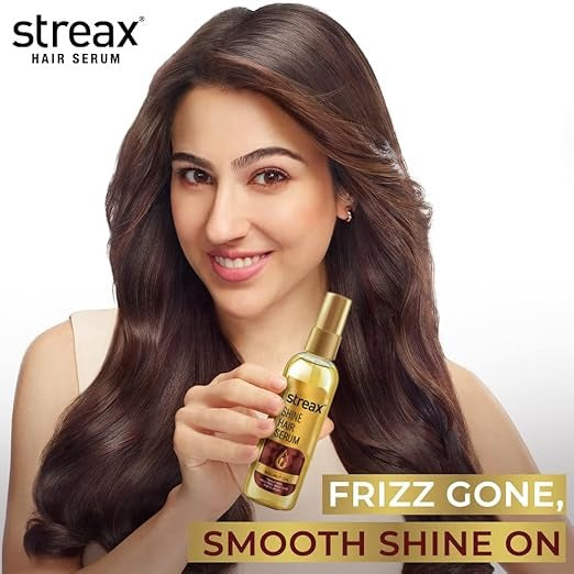 Streax Hair Serum Silk & Shine Vitalised with Walnut Oil - 115 ml